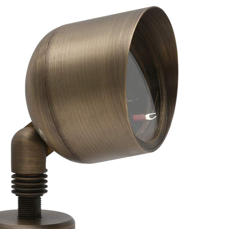 Image 1 Ramsey 4 1/4" High Brass Landscape Spot Light