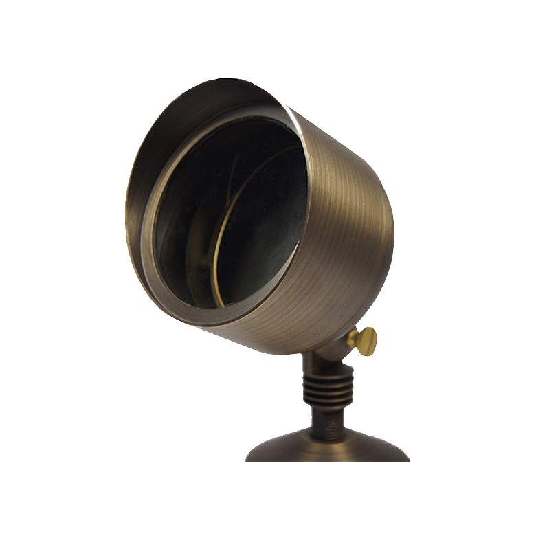 Image 2 Ramsey 4 1/4 inch High Brass Landscape Spot Light more views