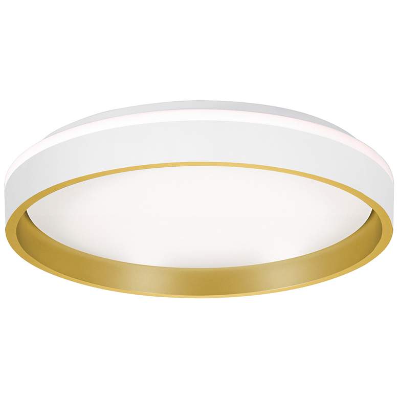 Image 2 Rana 16" Wide White LED Flush Mount