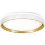 2_Rana 19" Wide White Round LED Ceiling Light