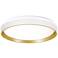 Rana 19" Wide White Round LED Ceiling Light