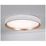 1_Rana 19" Wide White Round LED Ceiling Light