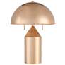 Ranae French Gold Metal Modern Mushroom Table Lamp