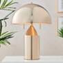 Ranae French Gold Metal Modern Mushroom Table Lamp