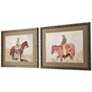 3_Ranch Hand 32" Wide 2-Piece Framed Giclee Wall Art Set more views