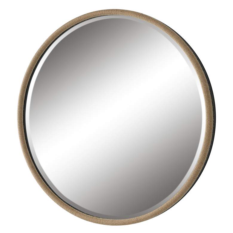 Image 4 Ranchero Round Mirror, Natural more views