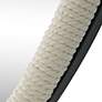 6_Ranchero White Rope 42 1/2" Round Oversized Wall Mirror more views