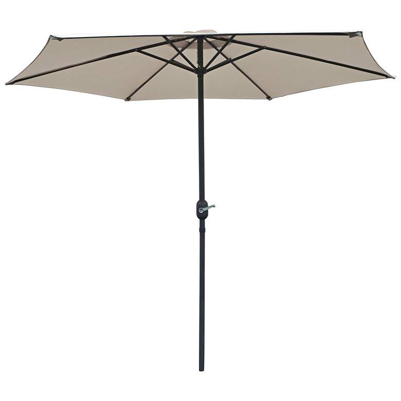 Image 1 Rancho Beige 9&#39; Steel Crank Umbrella