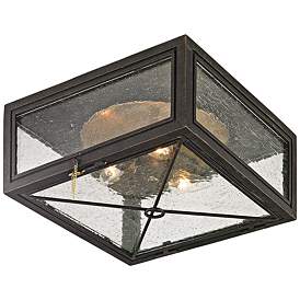 Image2 of Randolph 13" Wide Vintage Bronze Outdoor Ceiling Light