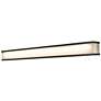 Randolph 50" Wide Oil Rubbed Bronze Jute LED Overbed Wall Light