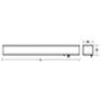 2_Randolph 50" Wide Satin Nickel Linen LED Overbed Wall Light more views