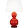 Randolph Dragon's Blood Red Table Lamp