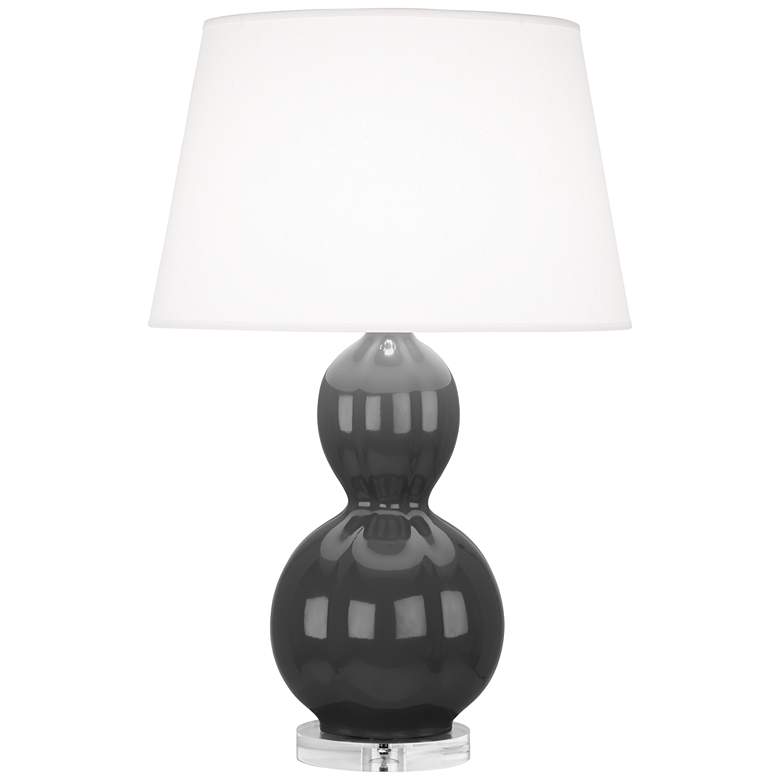 Image 1 Randolph Glazed Black Table Lamp