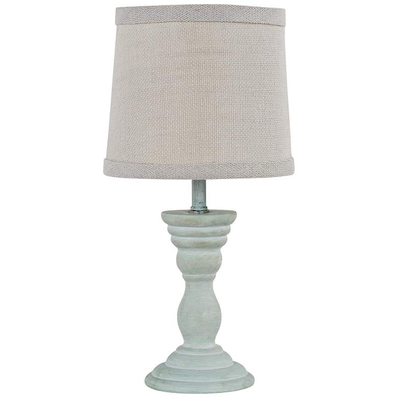Image 1 Randolph Spa Blue Accent Table Lamp