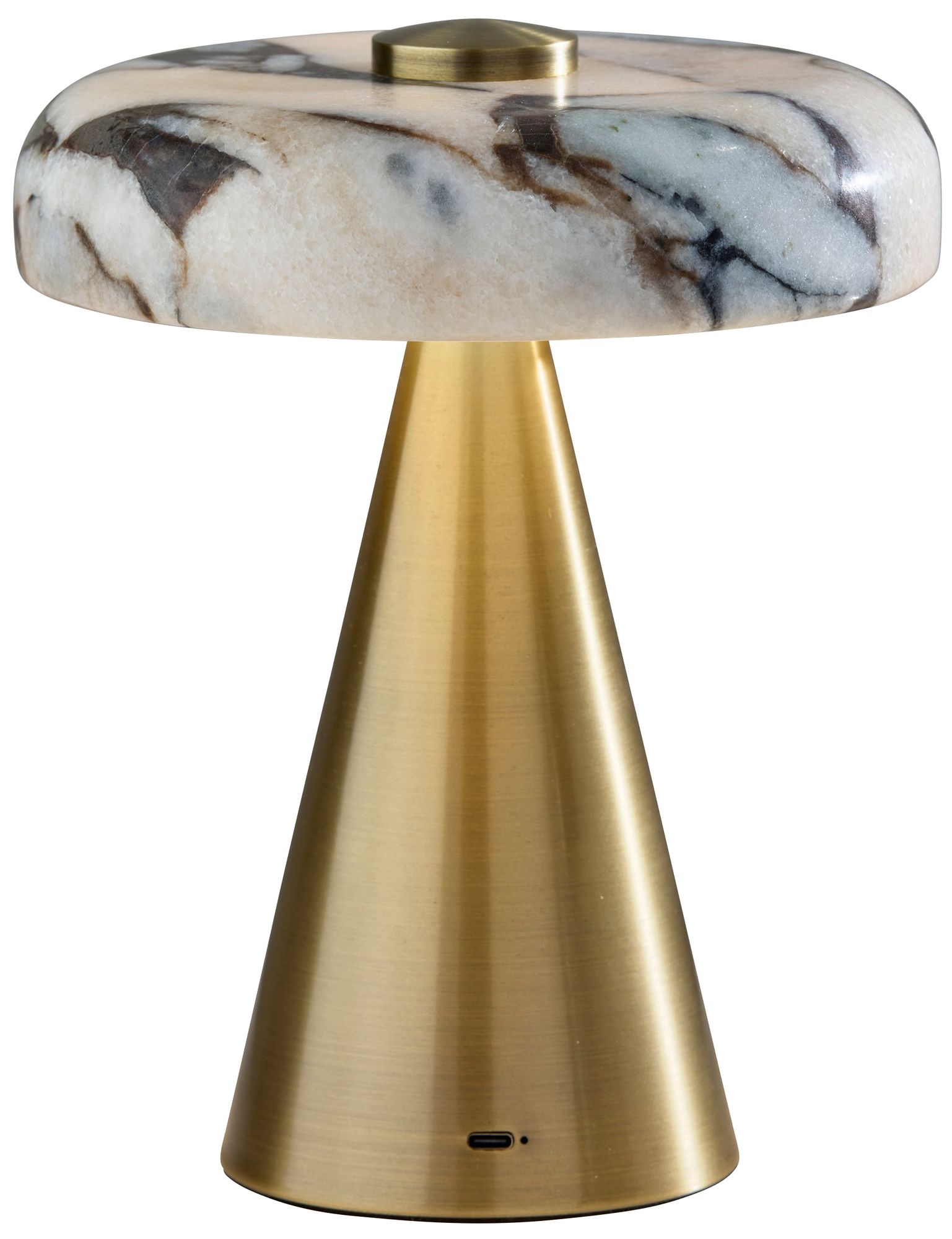Thumbnail1 of Randy LED Cordless Table Lamp- Antique Brass