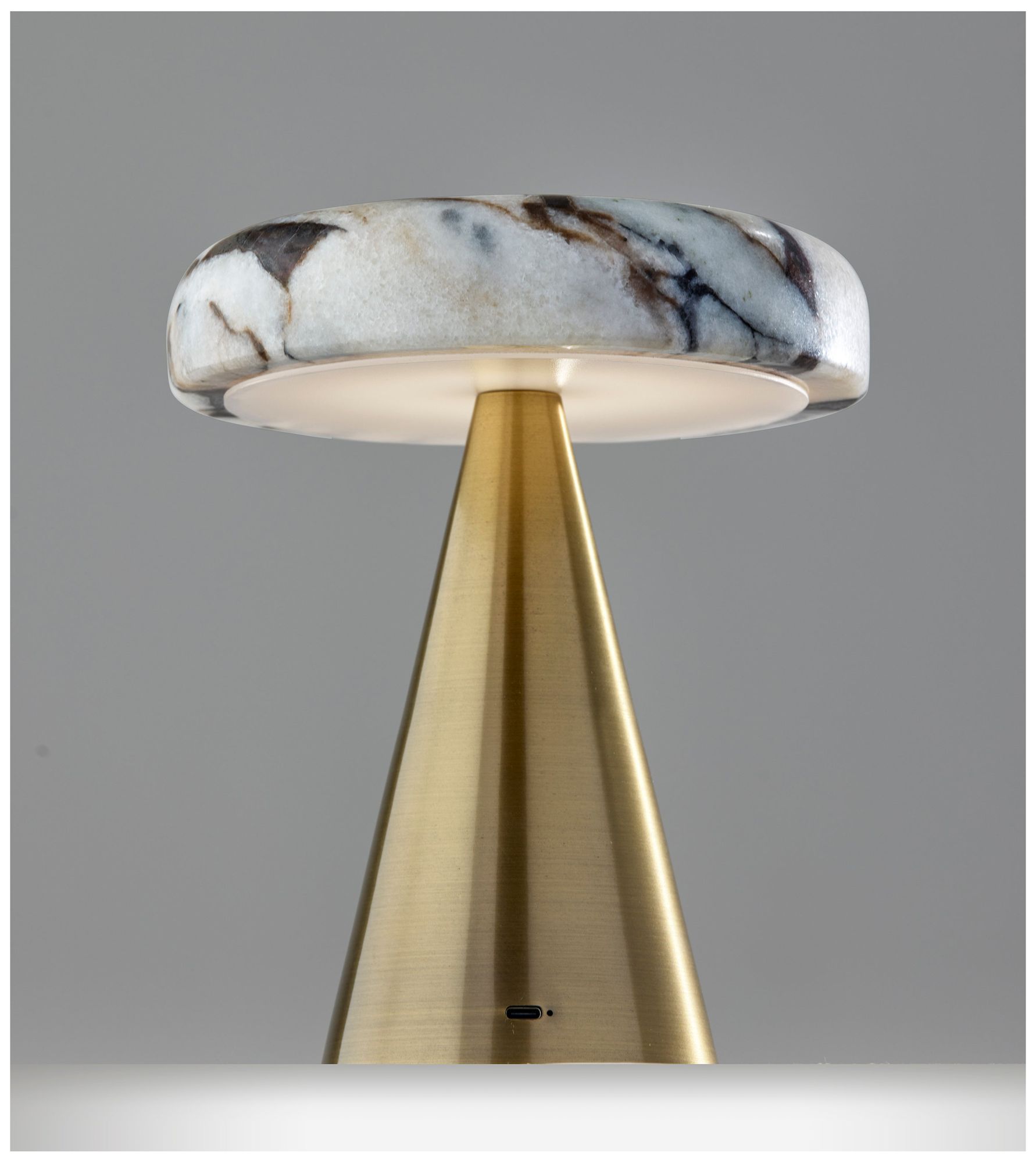 Randy LED Cordless Table Lamp- Antique Brass