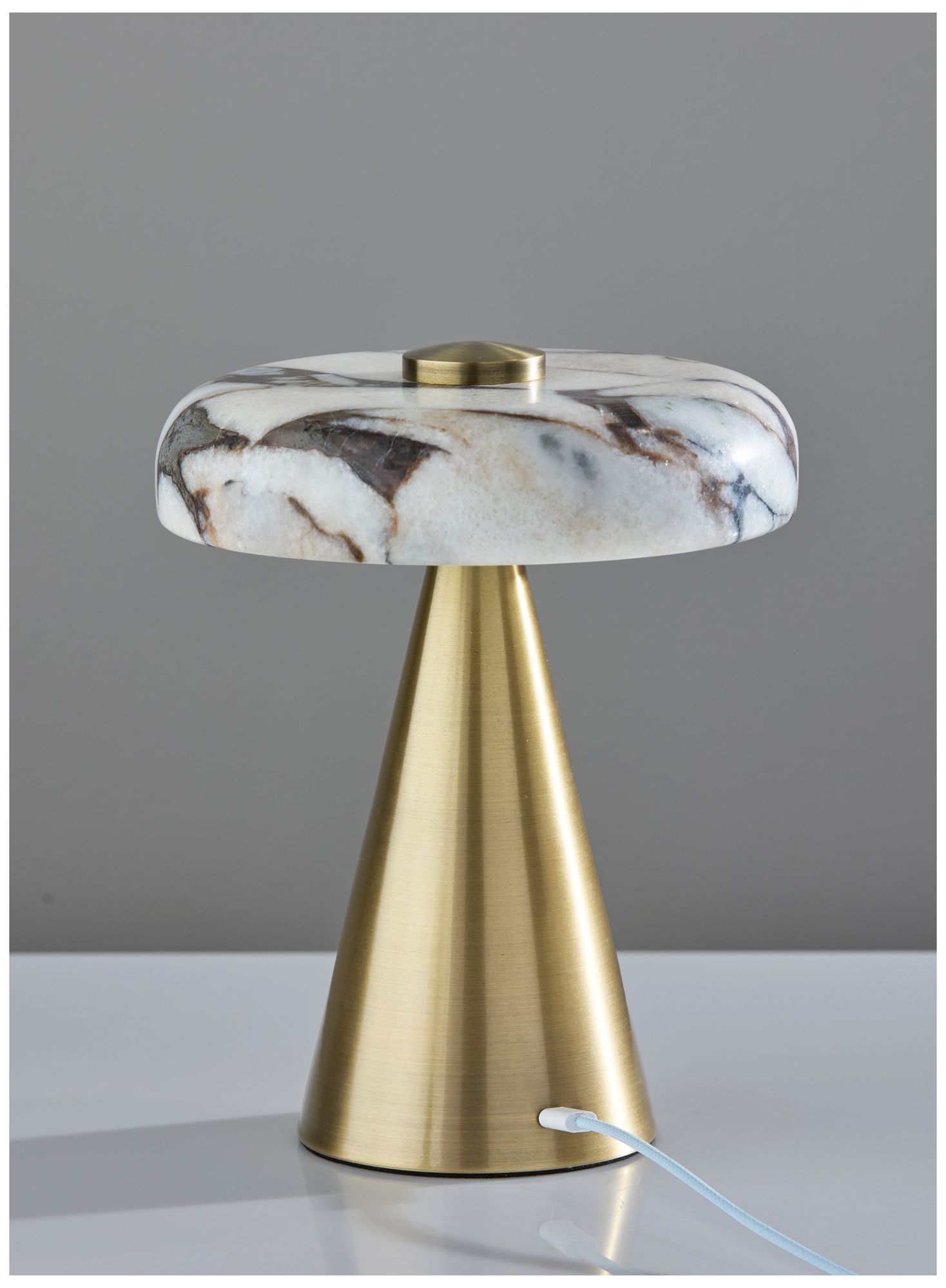 Randy LED Cordless Table Lamp- Antique Brass