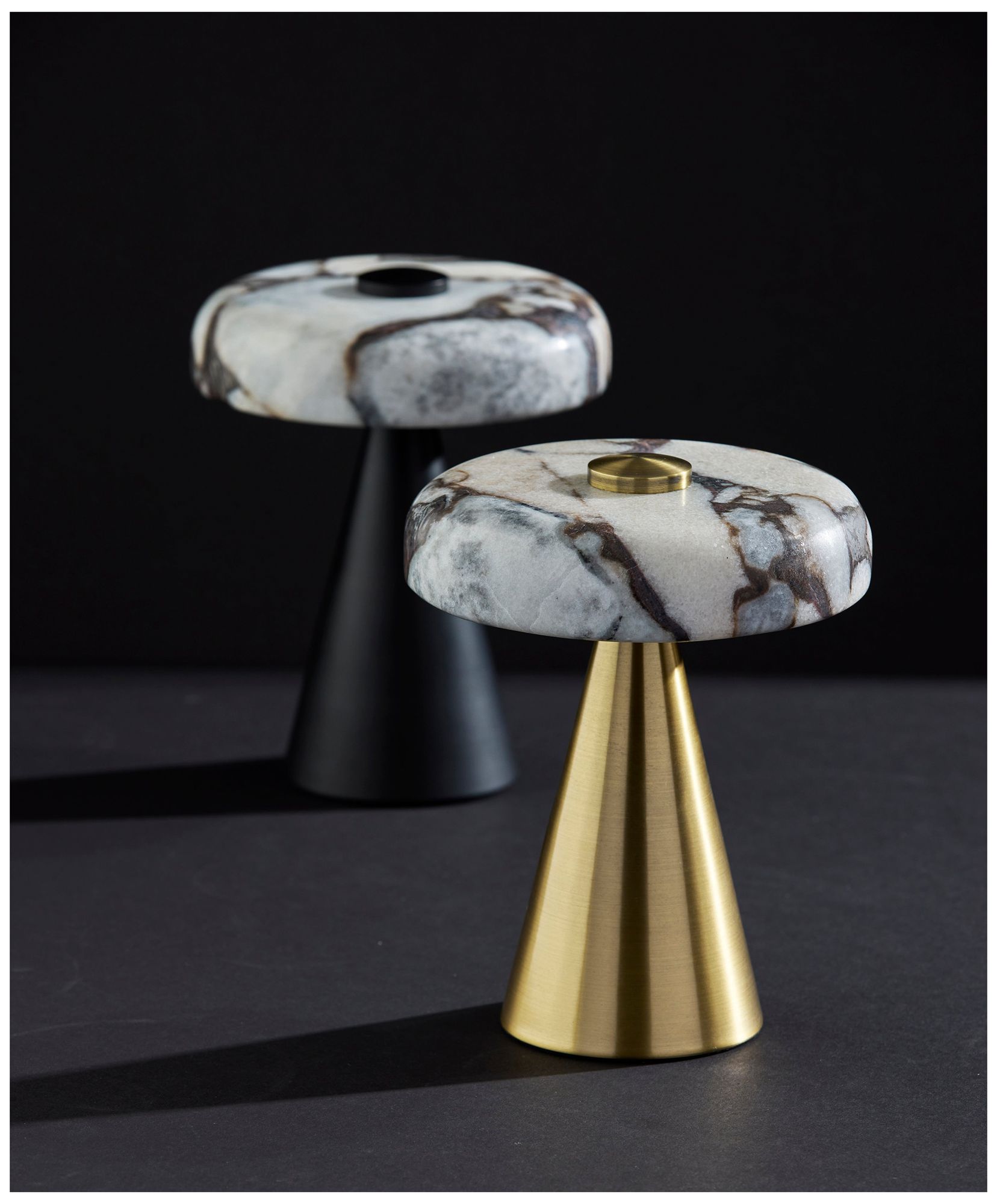 Randy LED Cordless Table Lamp- Antique Brass