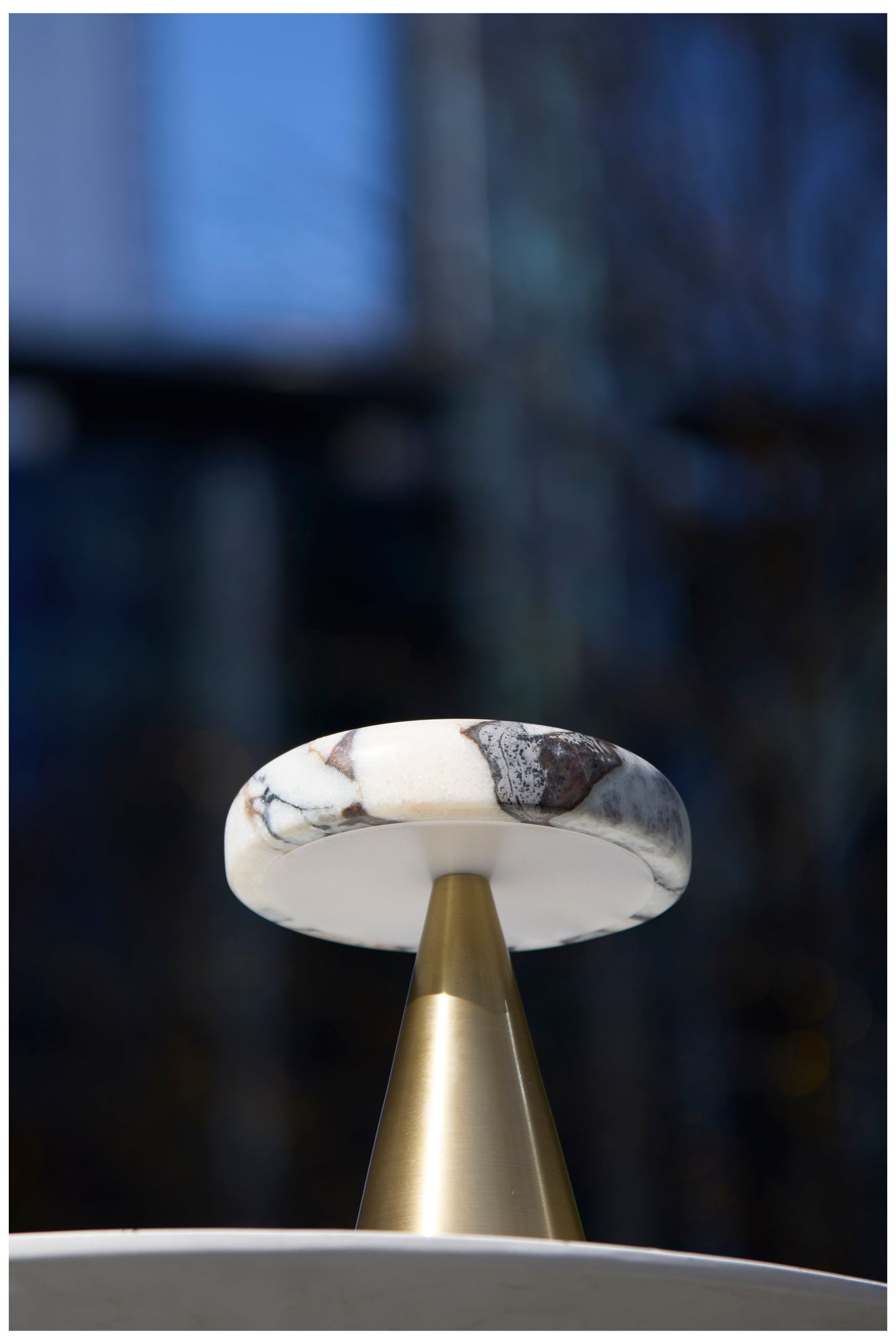 Randy LED Cordless Table Lamp- Antique Brass