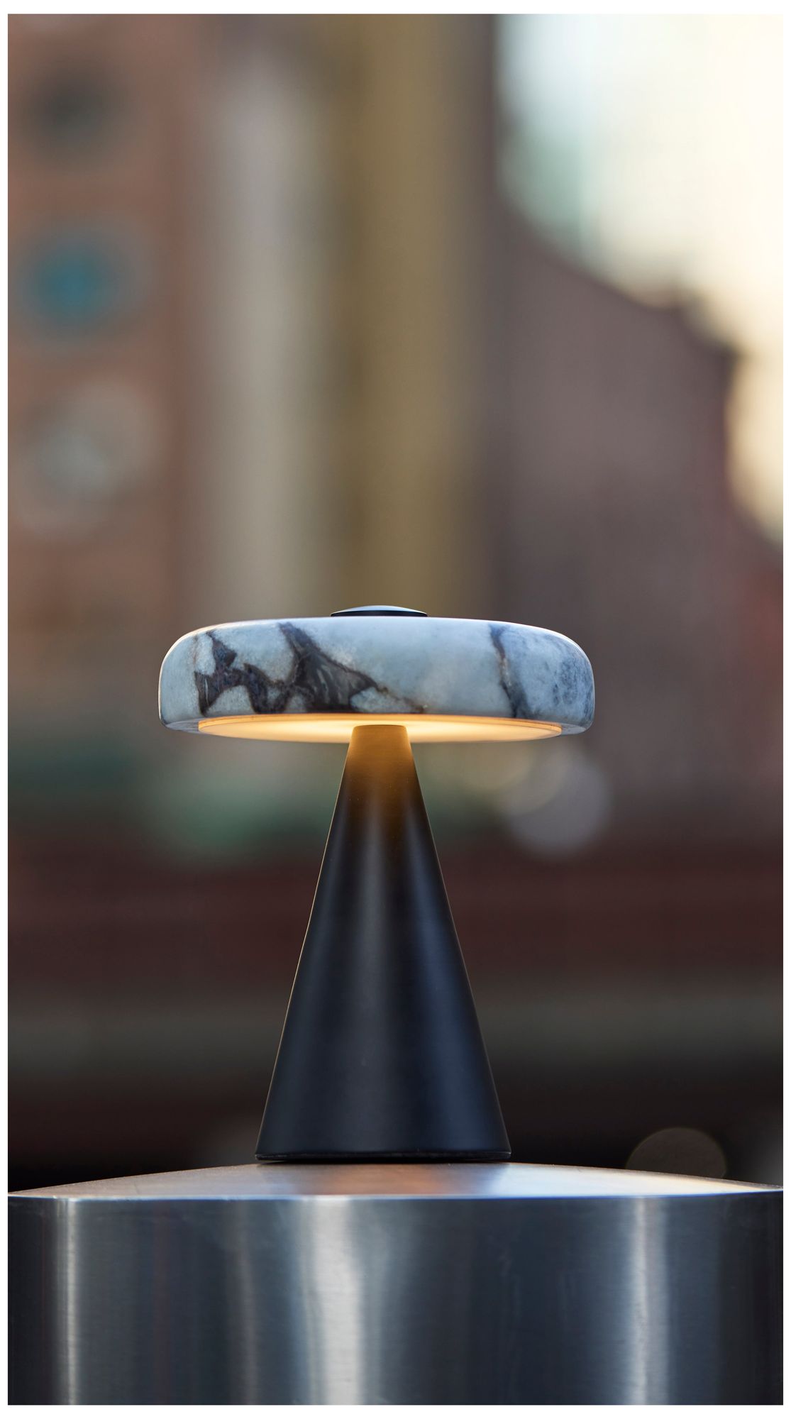 Thumbnail2 of Randy LED Cordless Table Lamp- Black more views
