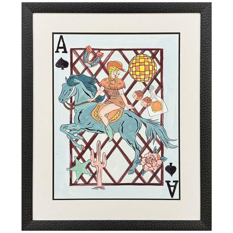 Image 1 Range Rider IV 27"W x 33"H Modern Framed Art