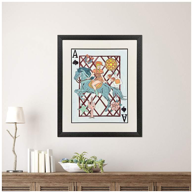 Image 4 Range Rider IV 27"W x 33"H Modern Framed Art more views