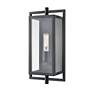 3_Rankin 15 3/4" High Textured Black Outdoor Wall Light more views