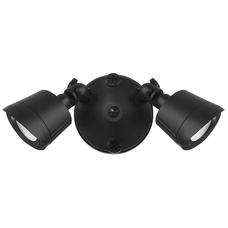 Image 2 Ransom 4 1/4"H Black 2-Light LED Landscape Flood Light more views