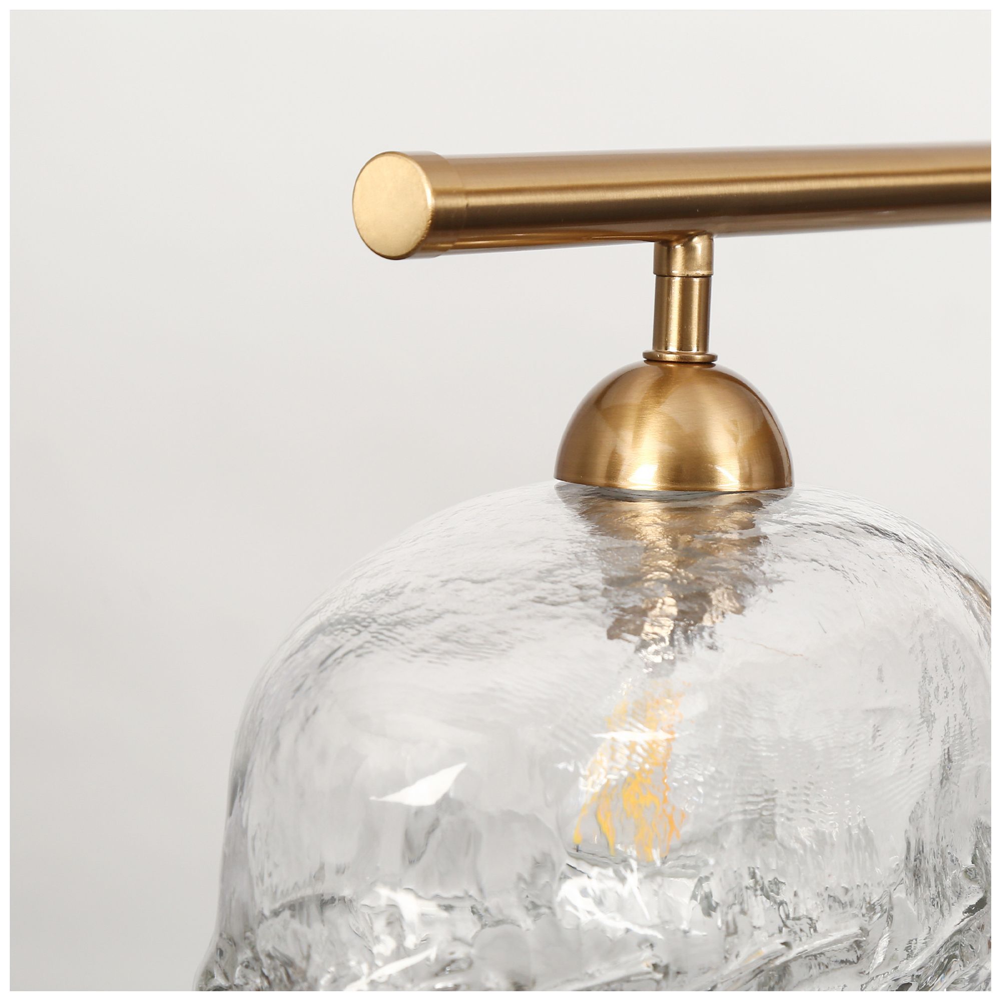 Image 4 Ranunculus 44 1/2"W Plating Brass 4-Light Island Chandelier more views