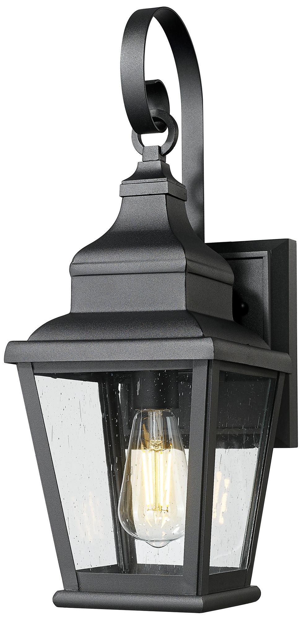 Raphael by Z-Lite Sand Black 1 Light Outdoor Wall Light