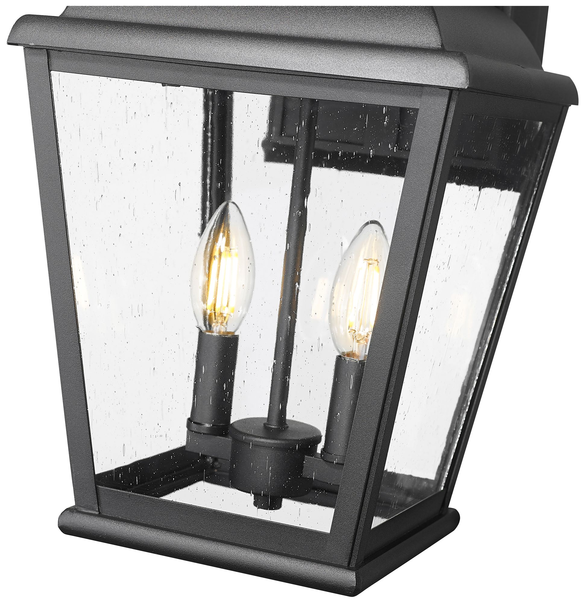 Image 6 Raphael by Z-Lite Sand Black 2 Light Outdoor Wall Light more views