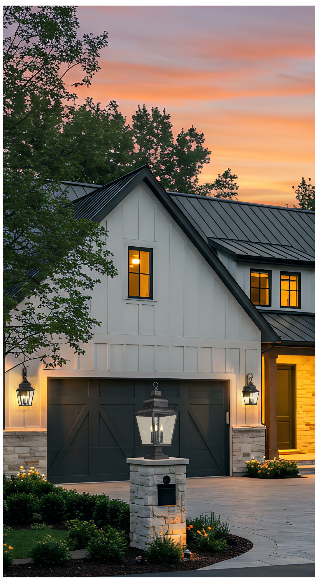 Image 3 Raphael by Z-Lite Sand Black 3 Light Outdoor Pier Mounted Fixture more views