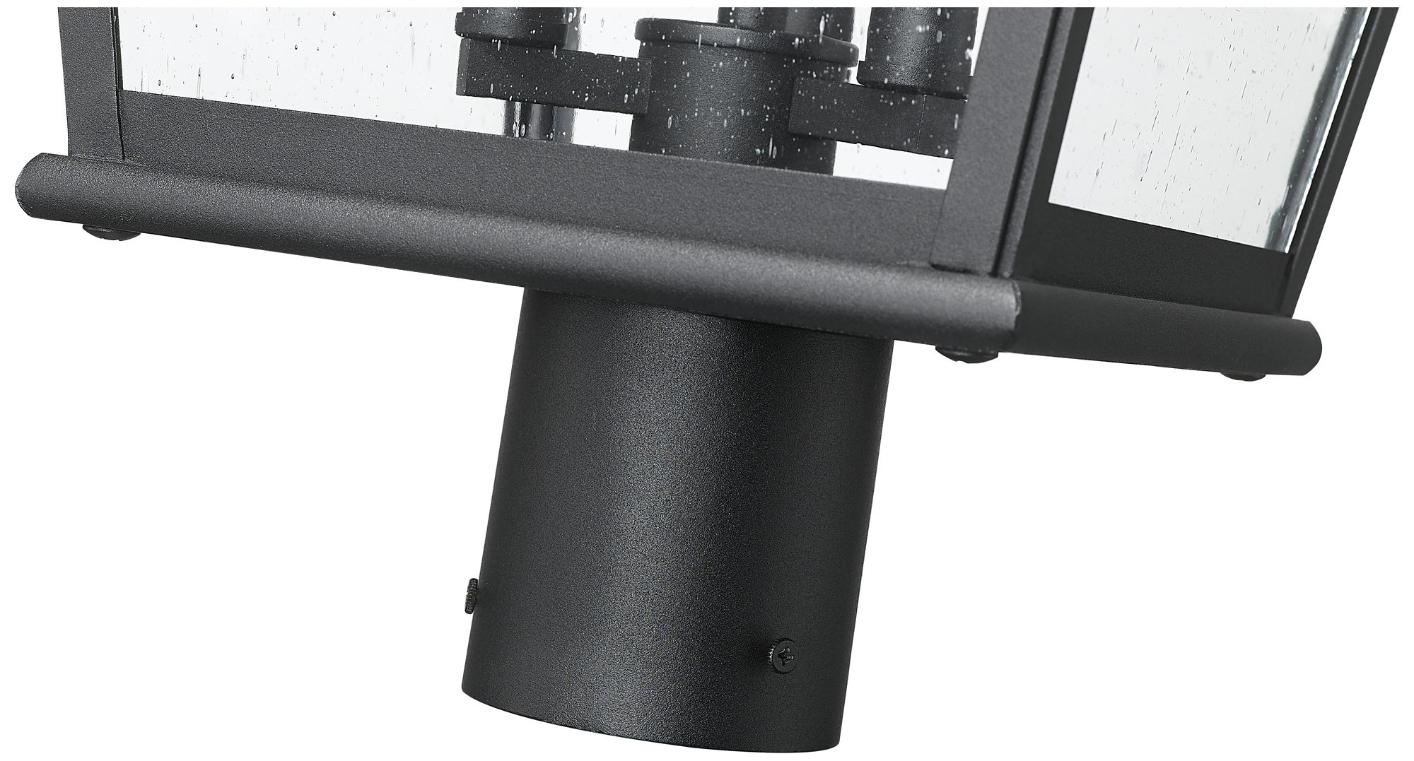 Image 4 Raphael by Z-Lite Sand Black 3 Light Outdoor Post Mount Fixture more views