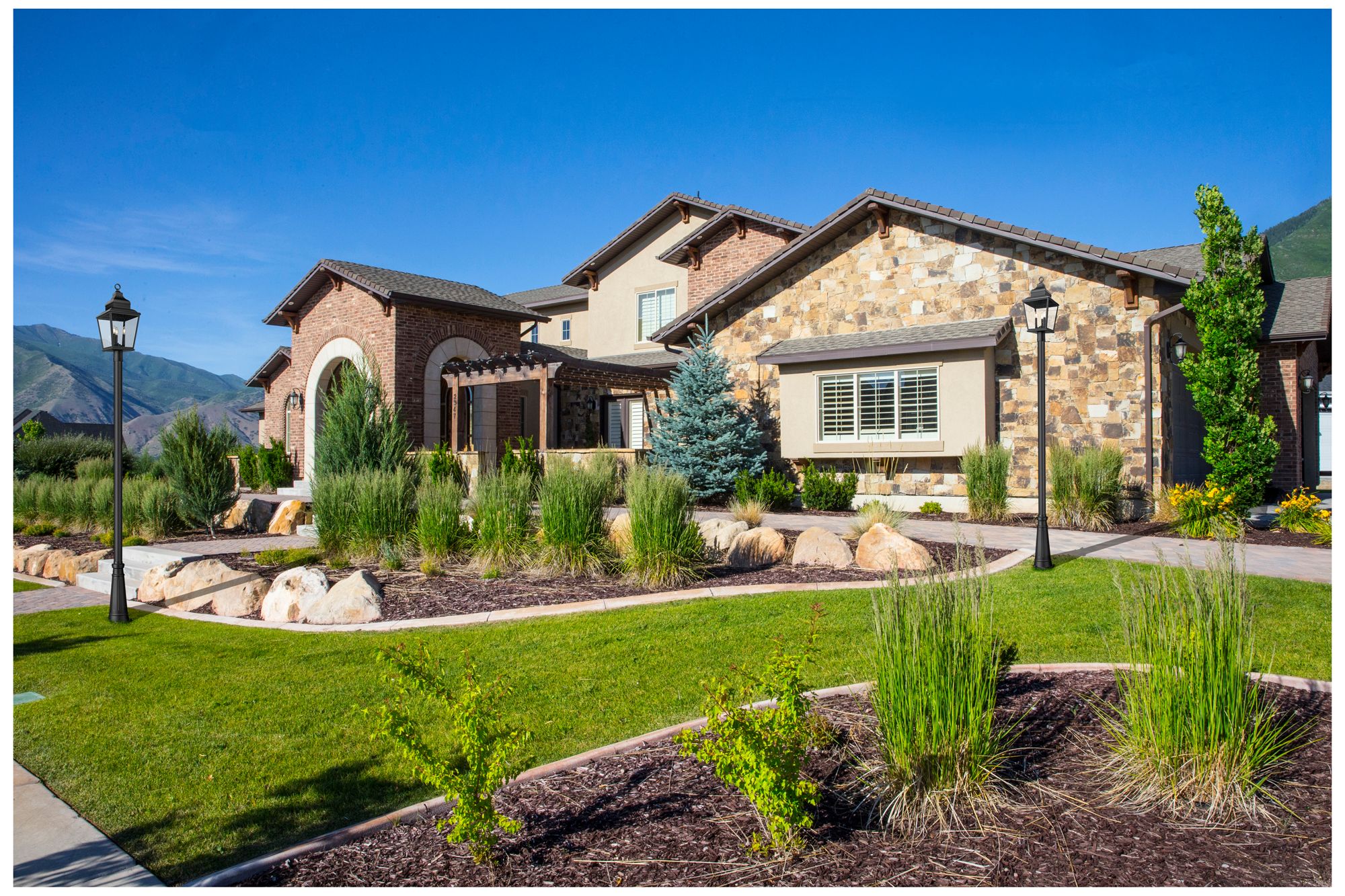 Image 3 Raphael by Z-Lite Sand Black 3 Light Outdoor Post Mounted Fixture more views