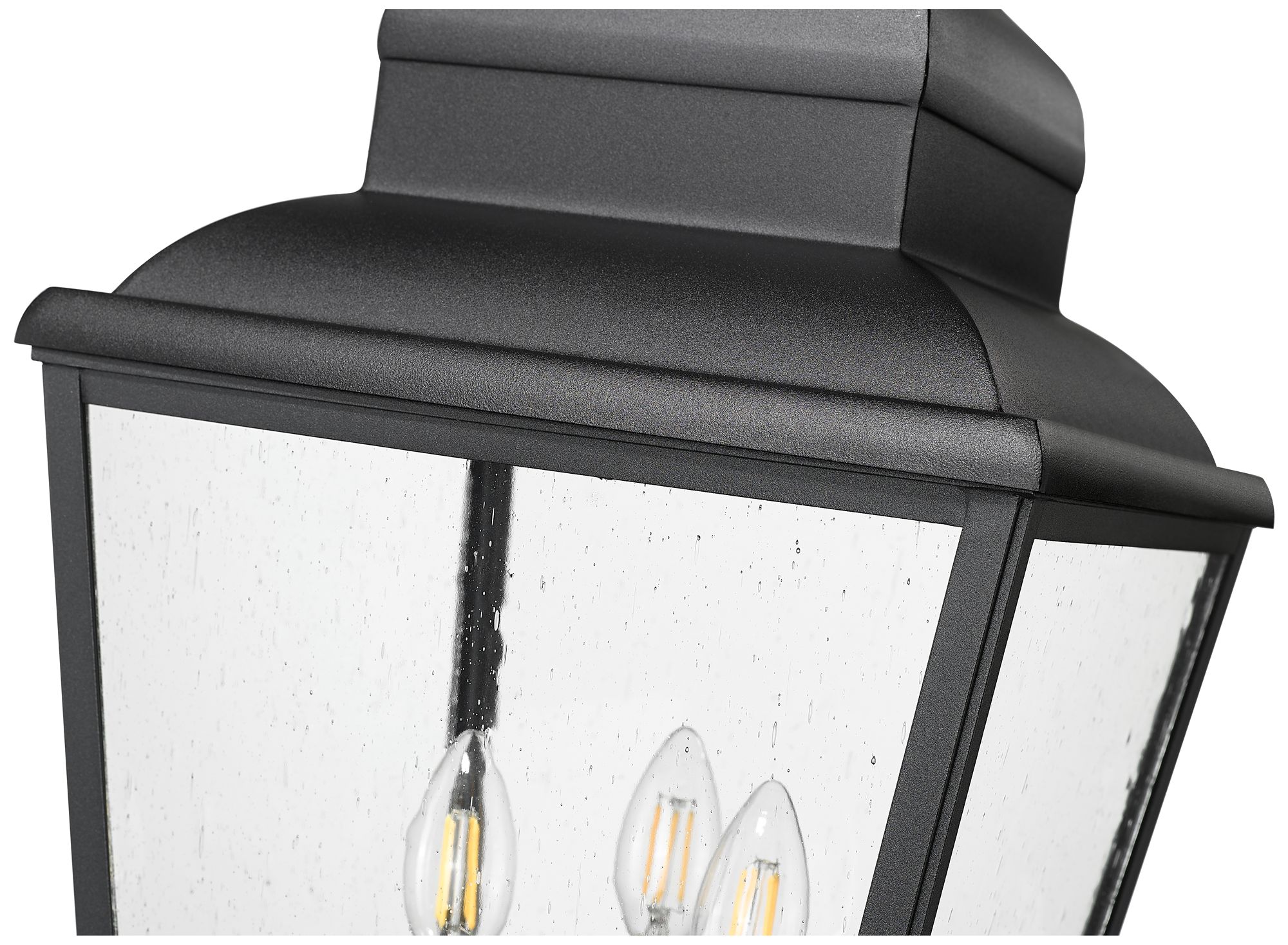 Image 6 Raphael by Z-Lite Sand Black 3 Light Outdoor Post Mounted Fixture more views