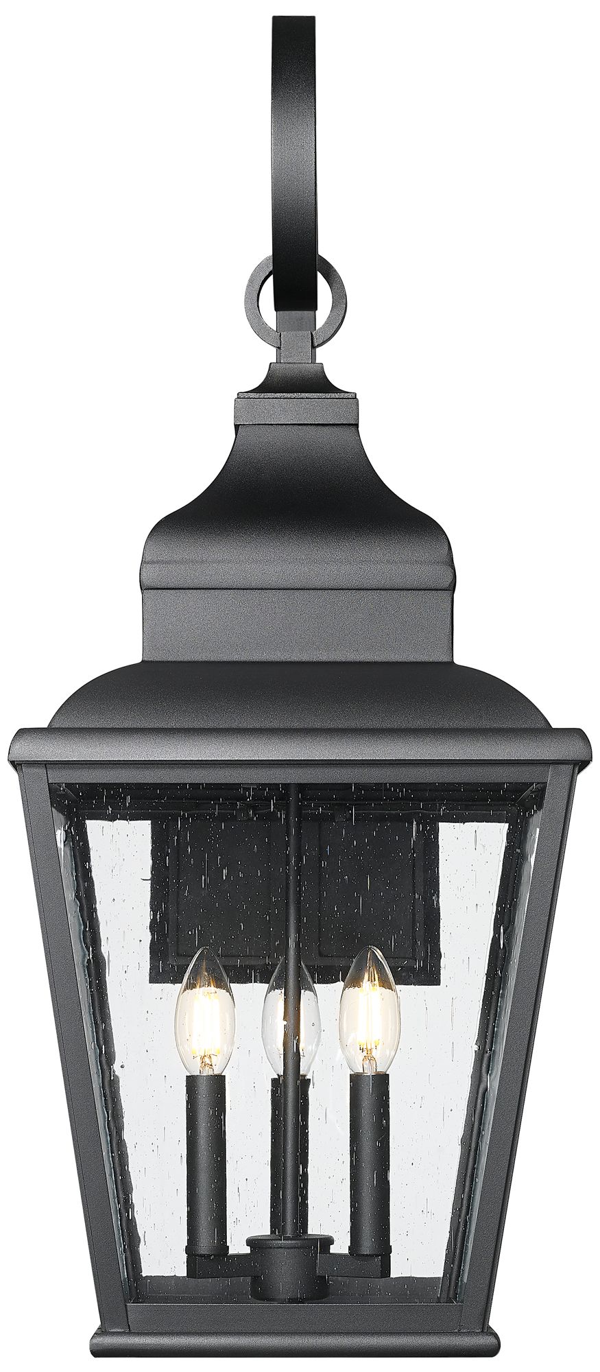 Image 4 Raphael by Z-Lite Sand Black 3 Light Outdoor Wall Light more views