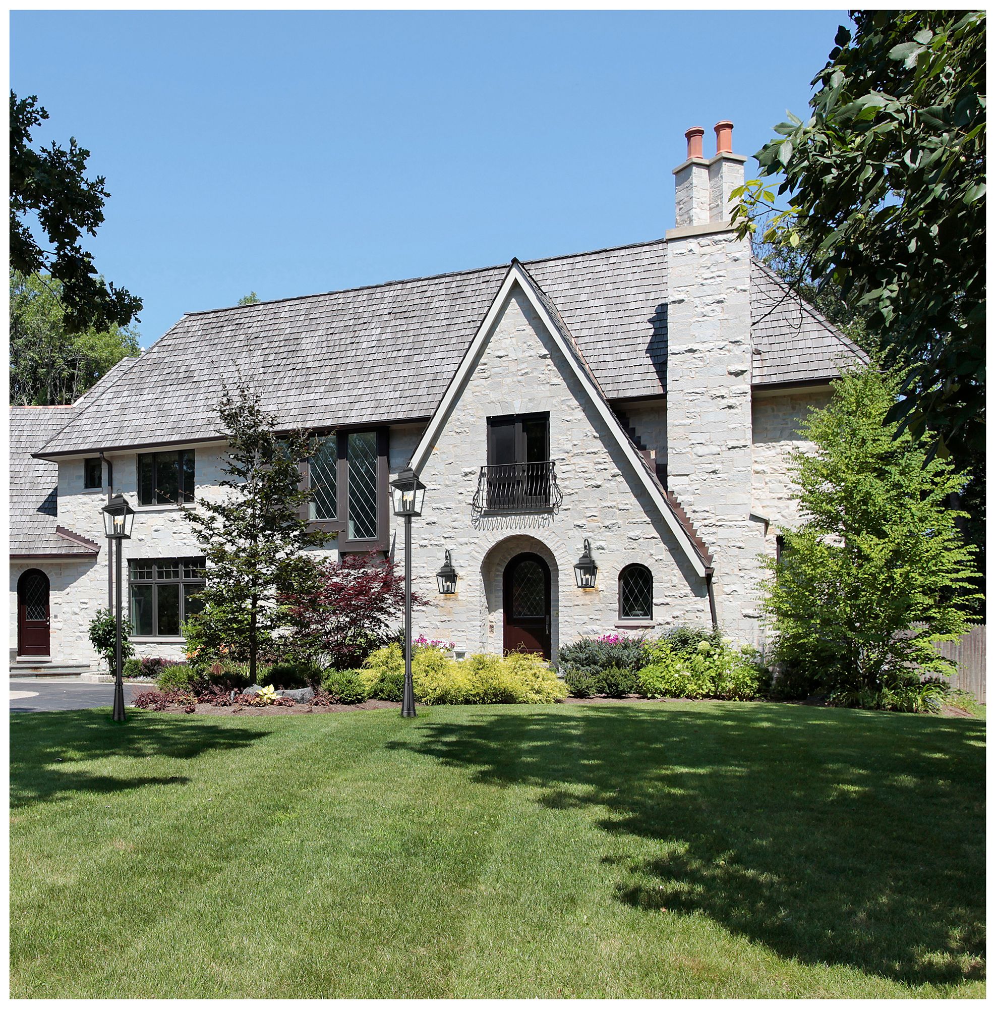 Image 2 Raphael by Z-Lite Sand Black 4 Light Outdoor Post Mounted Fixture more views