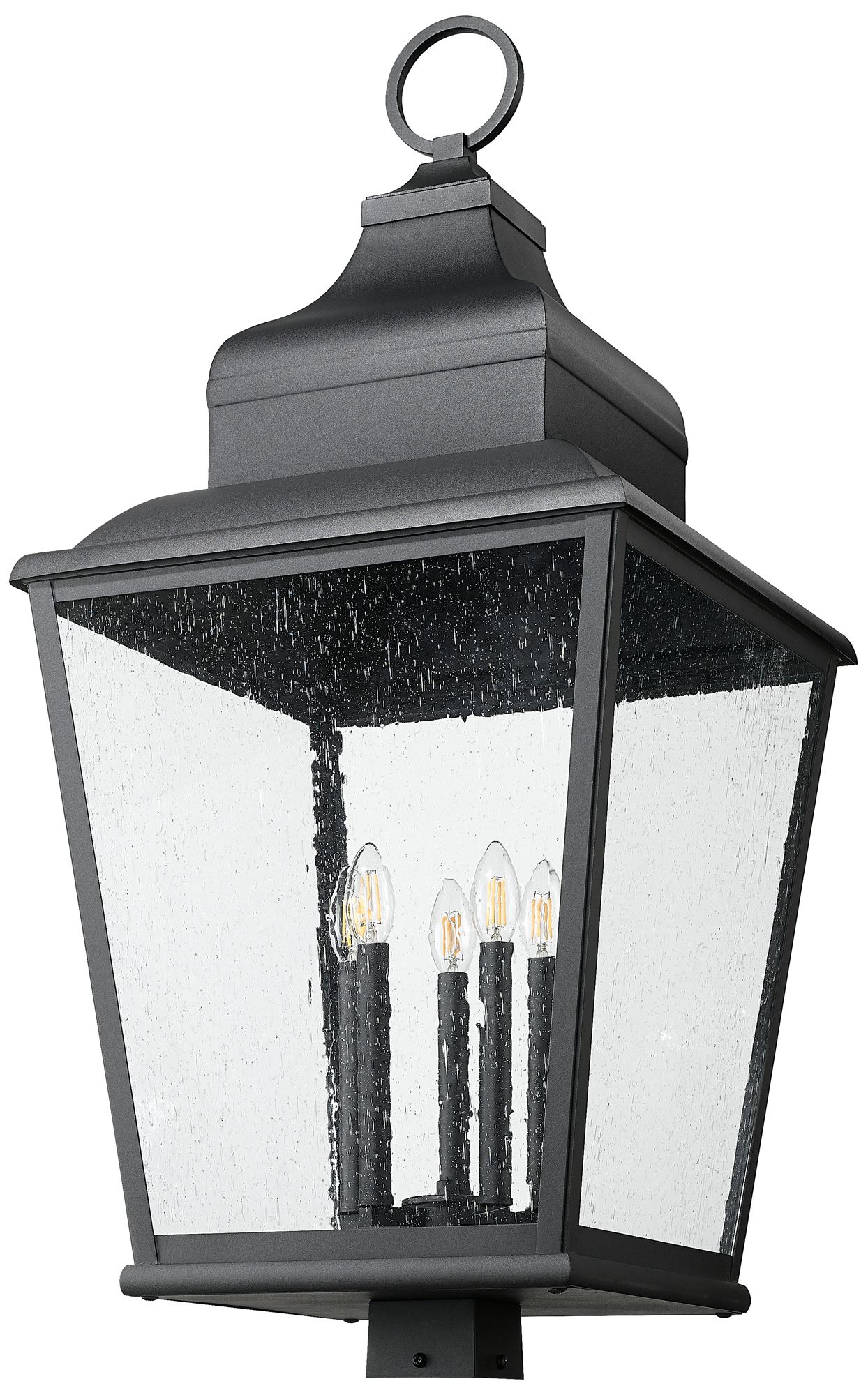 Image 5 Raphael by Z-Lite Sand Black 5 Light Outdoor Post Mount Fixture more views