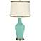 Rapture Blue Anya Table Lamp with Twist Trim