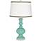 Rapture Blue Apothecary Table Lamp with Ric-Rac Trim