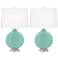Rapture Blue Carrie Table Lamp Set of 2