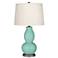Rapture Blue Double Gourd Table Lamp