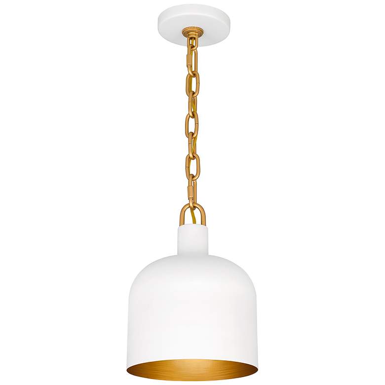 Image 1 Raquel 1-Light Matte White Mini Pendant Light