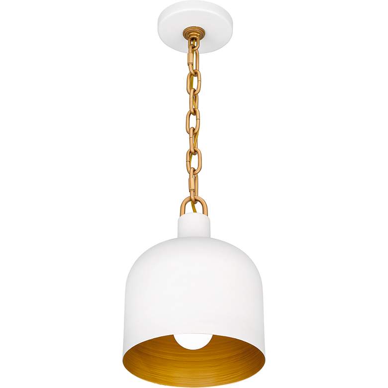 Image 4 Raquel 1-Light Matte White Mini Pendant Light more views