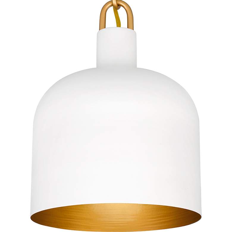 Image 5 Raquel 1-Light Matte White Mini Pendant Light more views