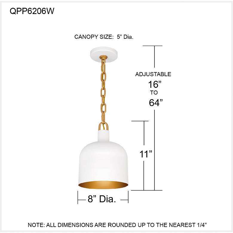 Image 7 Raquel 1-Light Matte White Mini Pendant Light more views