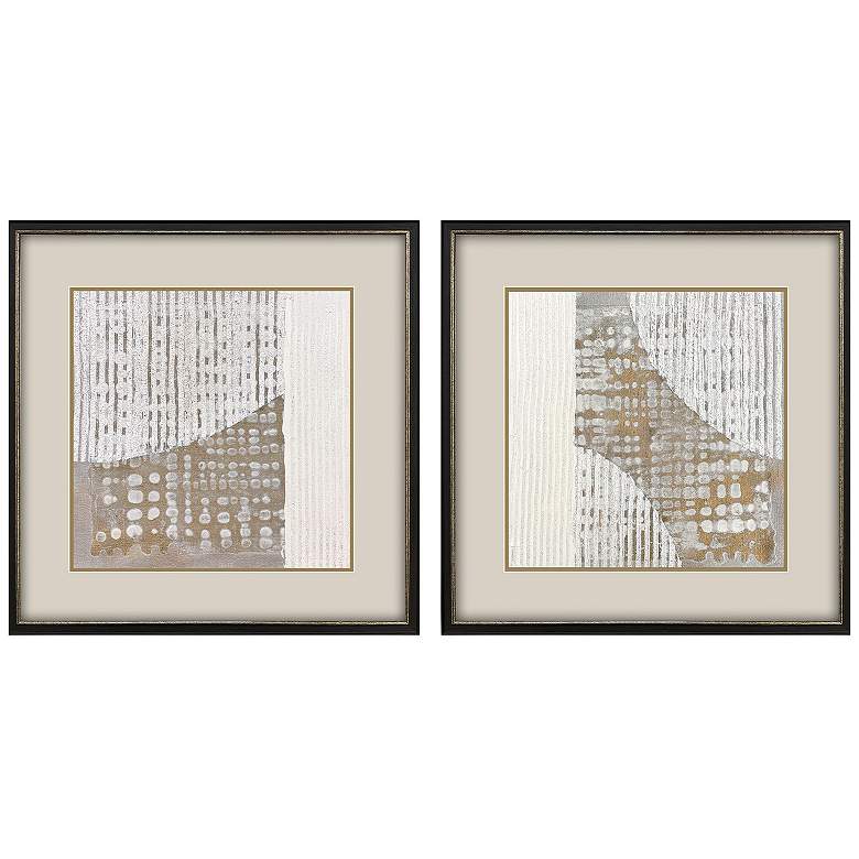 Image 2 Rare Earth 26"W x 26"H Framed Art - Set of 2