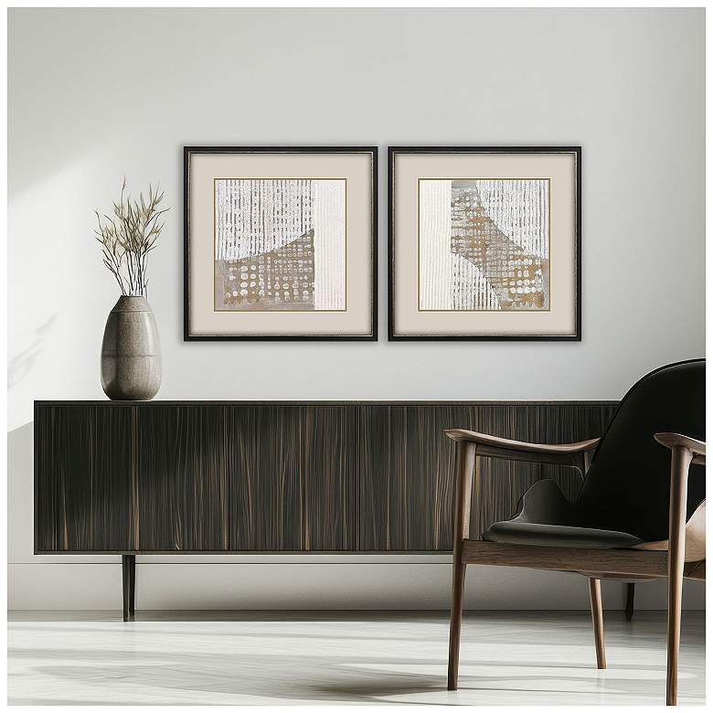 Image 5 Rare Earth 26"W x 26"H Framed Art - Set of 2 more views