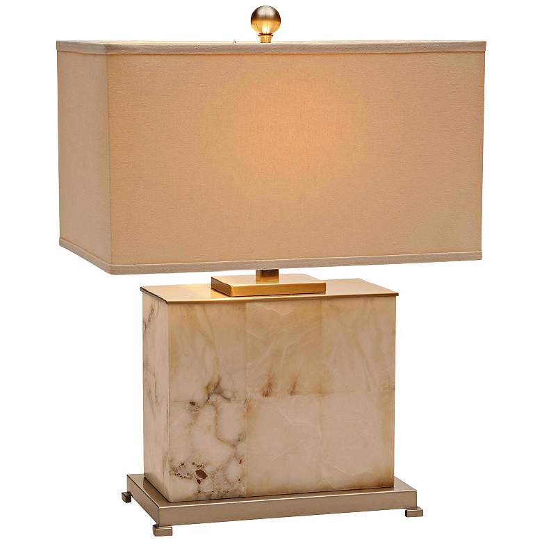Image 1 Raschella Marble and Nickel Table Lamp