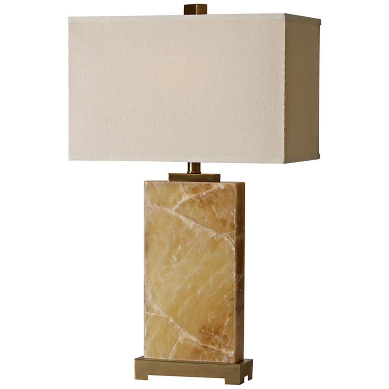 Image 1 Raschella Solid Marble Base Table Lamp